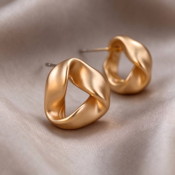 zinc Needle Earrings